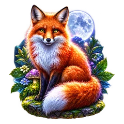 Fox symbol art