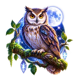 Owl symbol art