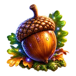 Acorn symbol art
